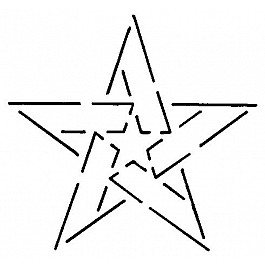 Five Pointed Star, 16.5 cm