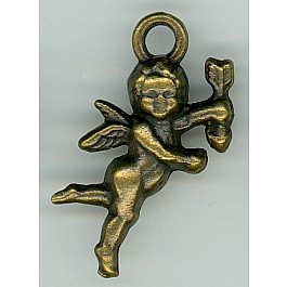 Angel, Zipper pull, metal 16 x 24 mm