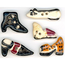 lady's shoes 30 x 10mm, 5 buttons