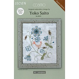 Yoko Saito Julstjärna Embroidery Pattern #1
