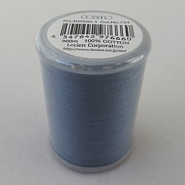Tsu Mu Gi Sewing Thread Cotton 734 dusty blue