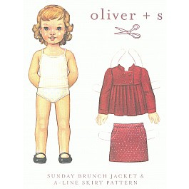 sunday brunch jacket + a-line skirt