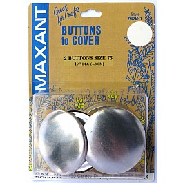 2 Buttons to Cover 48 mm (1 7/8'') with tool