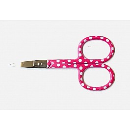 Curved Polka Dot Embroidery Scissors 9.5cm