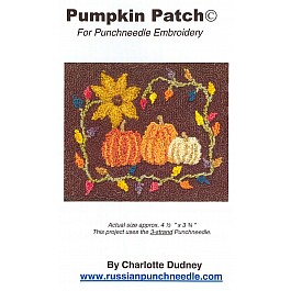 Pumpkin Patch Punchneedle Embroidery