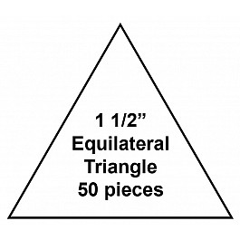 50 Paper Pieces Triangles 1 1/4''