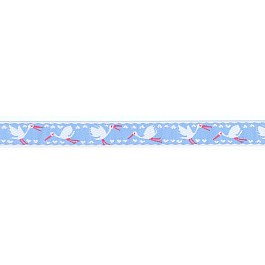 Blue Stork 15mm - Cotton Blend