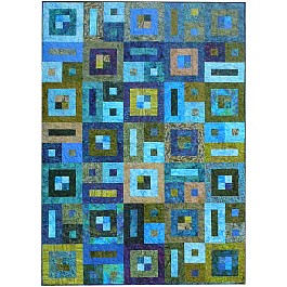 Margit's Jelly Roll Quilt 1.57 x 2.05 m