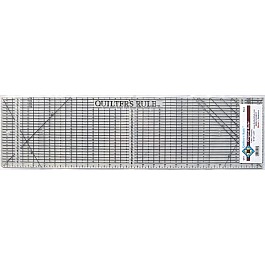 Ruler 6 1/2 x 24" black