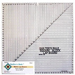 Metric Lap Board Ruler 32 x 32 cm