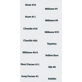 14 Labels for your Needle Case
