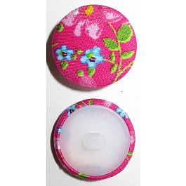 Button fabric covered w. shank 23 mm