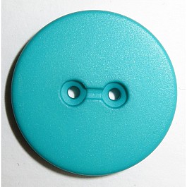 Button 2-hole, 23 mm, turquoise